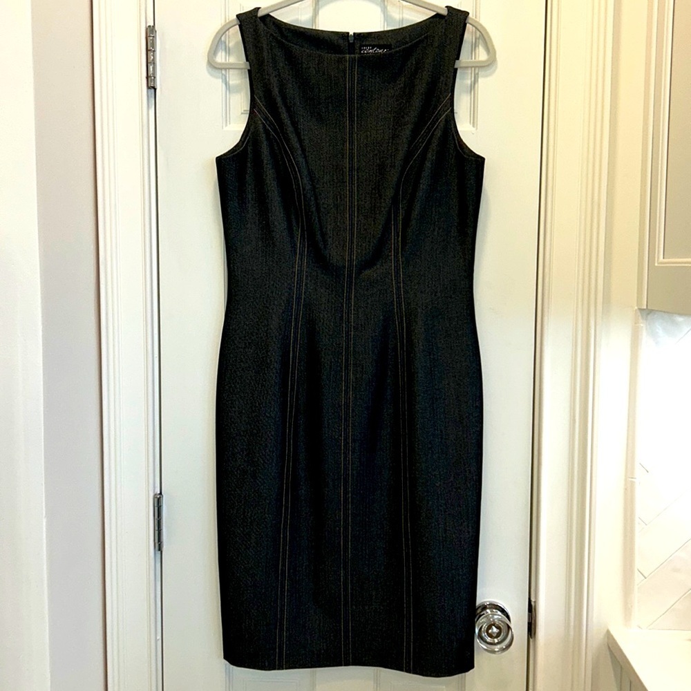 Cache Contour Collection Midi Sleeveless Dress Lo… - image 1